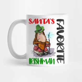 FUNNY SANTAS FAVORITE IRISHMAN Mug